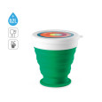 ASTRADA. Skládací cestovní kelímek ze silikonu a PP 250 ml