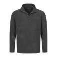 Unisex fleecový pulovr s polovičním zipem Classic