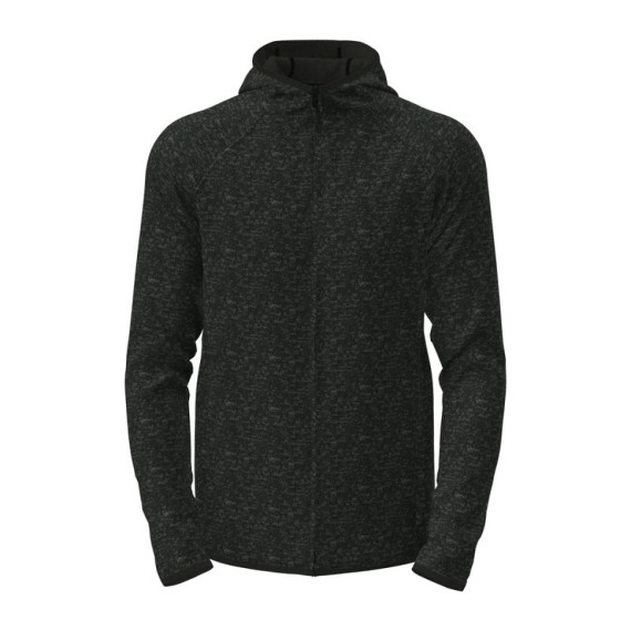 Unisex bunda z pleteného fleecu s kapucí Lux