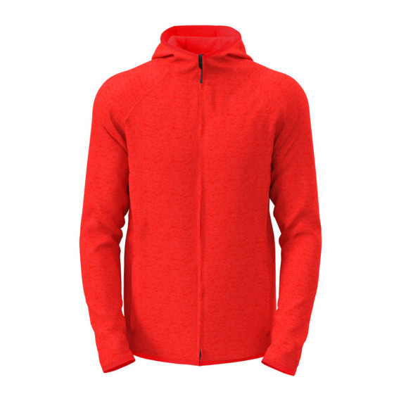Unisex bunda z pleteného fleecu s kapucí Lux