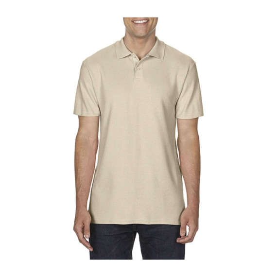 SOFTSTYLE® POLO PRO DOSPĚLÉ S DVOJITÝM PIQUÉ