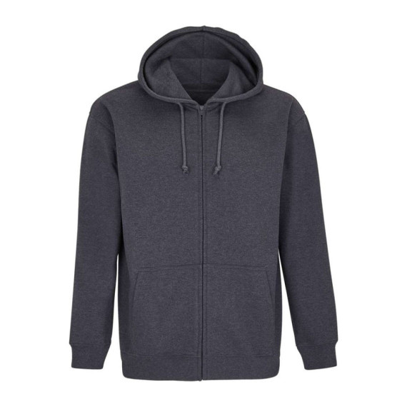 SOL'S Carter unisex mikina na celopropínací zip