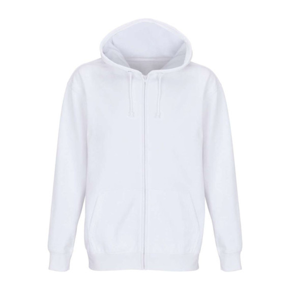 SOL'S Carter unisex mikina na celopropínací zip