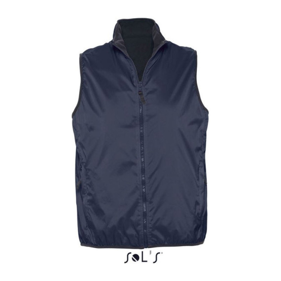 SOL'S WIinner unisex oboustranná vesta s kontrastn