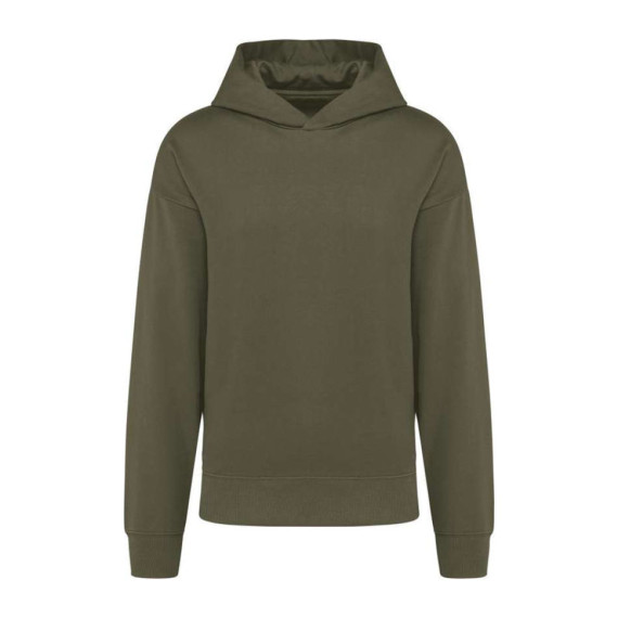 Unisex oversize mikina s kapucí a fleecovou podšív