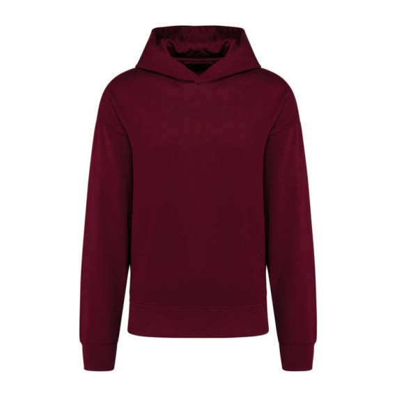 Unisex oversize mikina s kapucí a fleecovou podšív