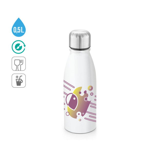 BILLY. Hliníková láhev sublimační s nerezovým uzávěrem 500 ml