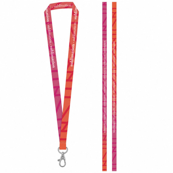 BRIGHTON S. Tištěný vzorek SET Lanyard SUBLIMATION Long II (20 mm) s karabinou 20 mm