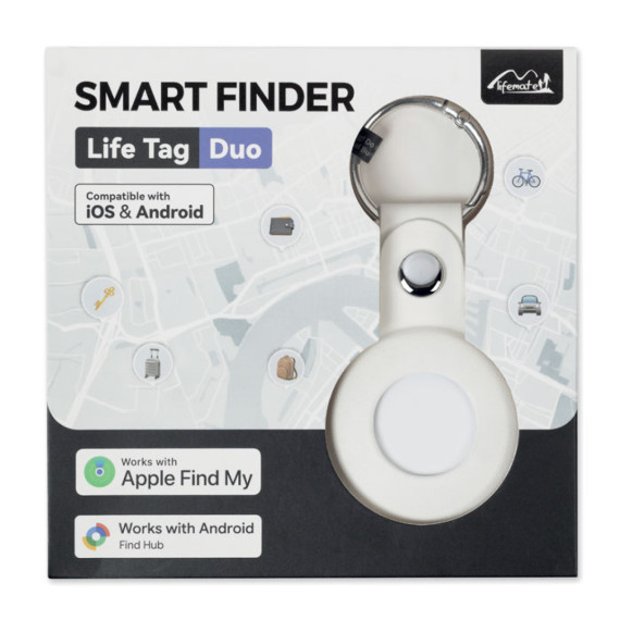 LIFEMATE IN PU CASE, Chytrý vyhledávač v síti FindMy