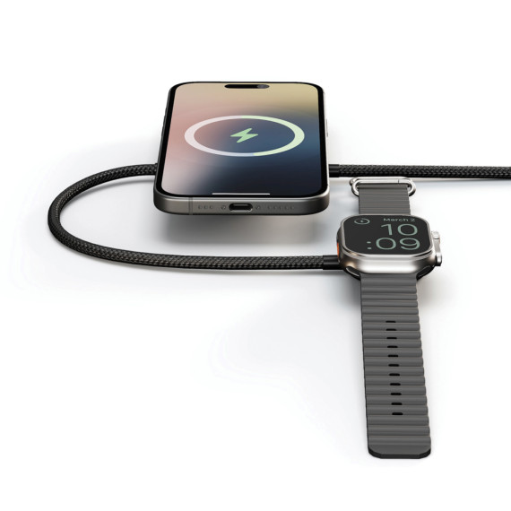 Černá bezdrátová nabíječka Zens Office Charger 2