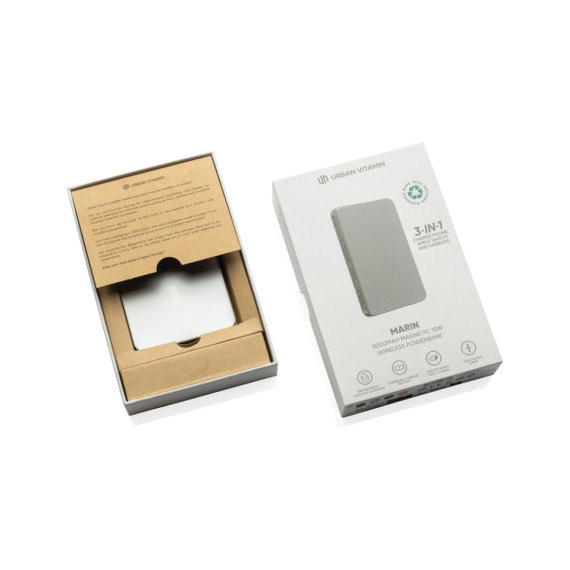 Bezdrátová magnetická powerbanka Urban Vitamin Marin 5000mAh