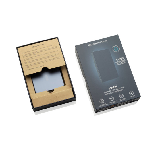 Bezdrátová magnetická powerbanka Urban Vitamin Marin 5000mAh