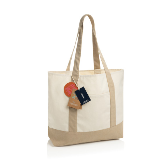 SHOP LOCAL AWARE™ taška Tote z recyklované bavlny 350 gsm.