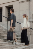 SHOP LOCAL AWARE™ taška Tote z recyklované bavlny 350 gsm.