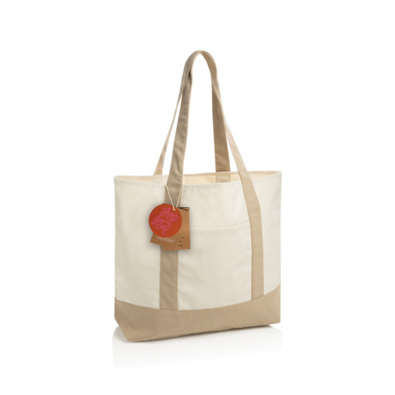 SHOP LOCAL AWARE™ taška Tote z recyklované bavlny 350 gsm.