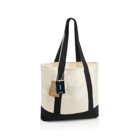 SHOP LOCAL AWARE™ taška Tote z recyklované bavlny 350 gsm.