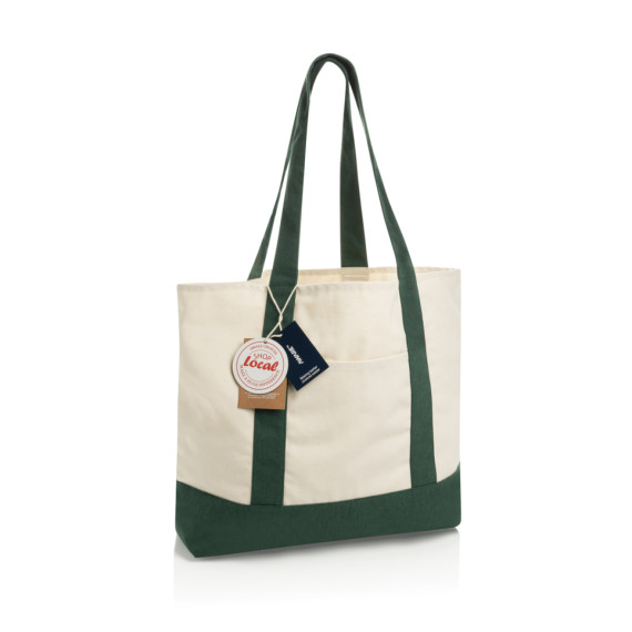 SHOP LOCAL AWARE™ taška Tote z recyklované bavlny 350 gsm.