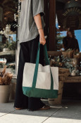 SHOP LOCAL AWARE™ taška Tote z recyklované bavlny 350 gsm.