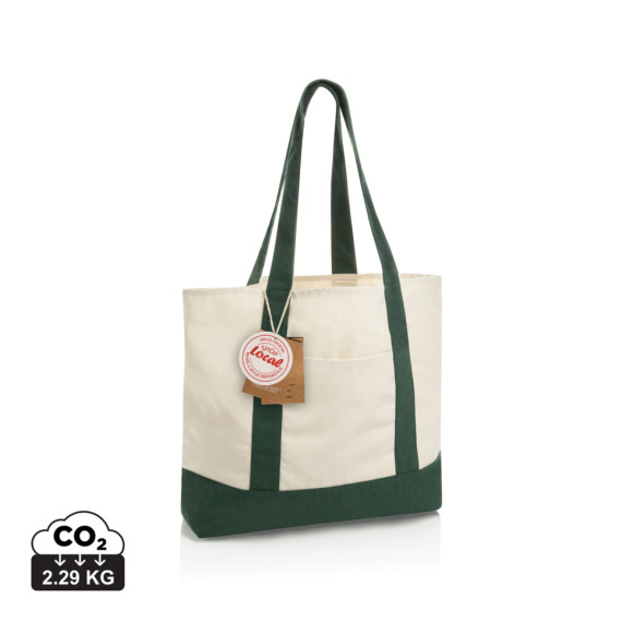 SHOP LOCAL AWARE™ taška Tote z recyklované bavlny 350 gsm.