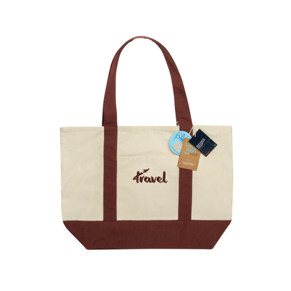 SHOP LOCAL AWARE™ taška Tote z recyklované bavlny 350 gsm.