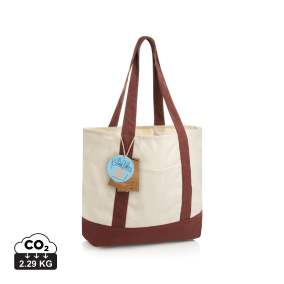 SHOP LOCAL AWARE™ taška Tote z recyklované bavlny 350 gsm.
