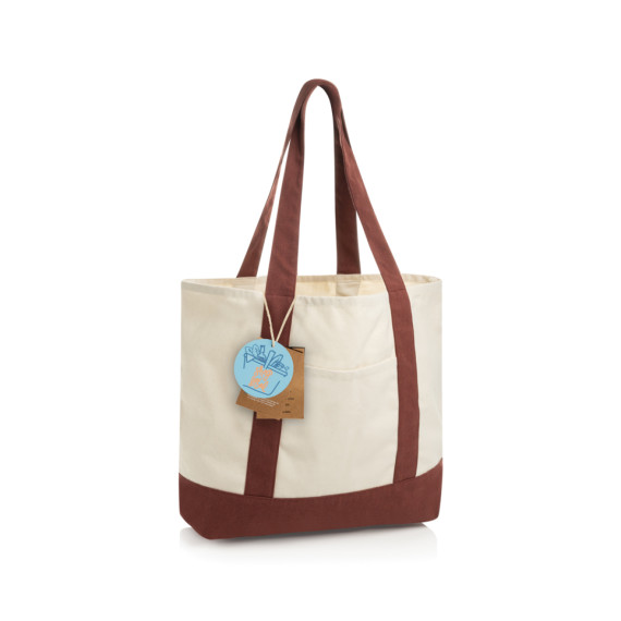 SHOP LOCAL AWARE™ taška Tote z recyklované bavlny 350 gsm.