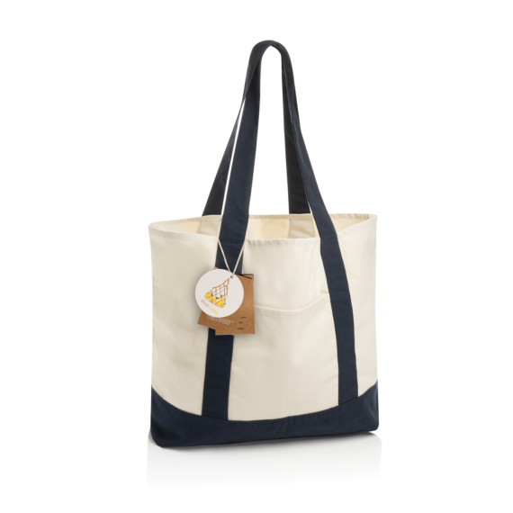 SHOP LOCAL AWARE™ taška Tote z recyklované bavlny 350 gsm.