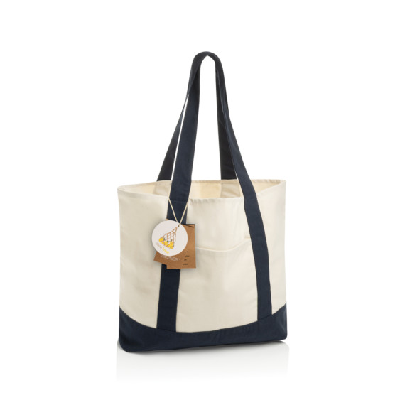SHOP LOCAL AWARE™ taška Tote z recyklované bavlny 350 gsm.