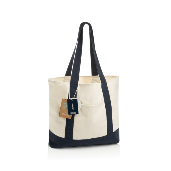 SHOP LOCAL AWARE™ taška Tote z recyklované bavlny 350 gsm.