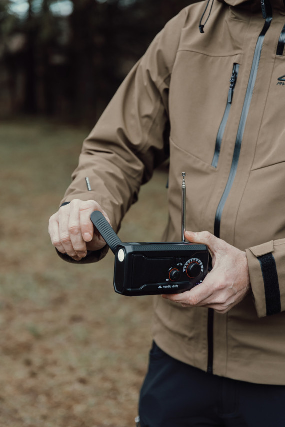 Multifunkční rádio Nordic Drift Titan IPX4 4000mAh