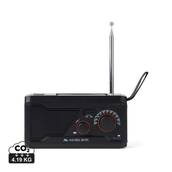 Multifunkční rádio Nordic Drift Titan IPX4 4000mAh