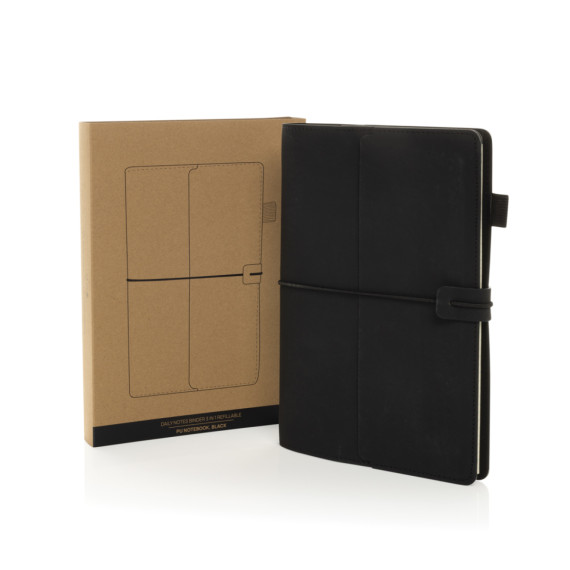 Doplnitelný zápisník Daily Notes Binder 3v1 z PU