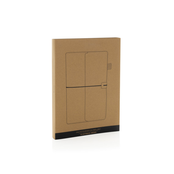Doplnitelný zápisník Daily Notes Binder 3v1 z PU