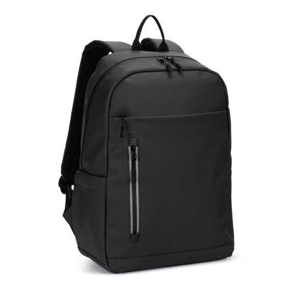 NOUMEA. Batoh na notebook z PU (16"), s voděodolnými zipy