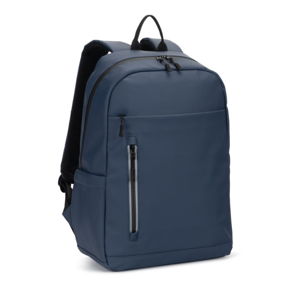 NOUMEA. Batoh na notebook z PU (16"), s voděodolnými zipy
