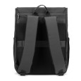 AZORES BAG. Batoh na notebook z PU (16"), s klopou zakrývající všechny přihrádky