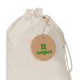 LABEL ROUND. Štítek vyrobený ze 100% recyklovaného papíru (700 g/m²) ve tvaru kruhu