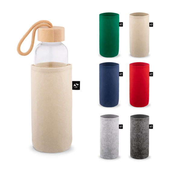 STOREY. Pouzdro z recyklované plsti (100% rPET), ideální na láhve