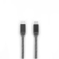 NADELLA. Kabel USB-C na USB-C s opleteným polyesterovým kabelem (60 W) a magnetickým systémem pro snadné navíjení