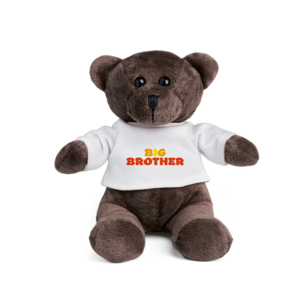 GRIZZLY. Plyšová hračka medvídka v tričku