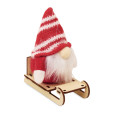 FROSTY SLEIGH, Skřítek na dřevěných saních