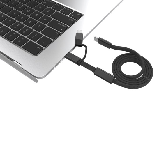 Rychlonabíjecí kabel Arc 2 v 1 z RCS 60W 120 cm
