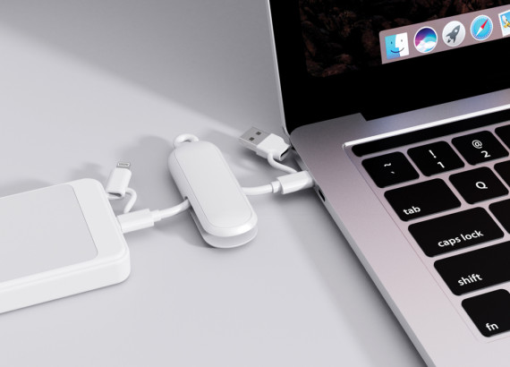Urban Vitamin Dublin 100W 4-v-1 kabel na klíčenku