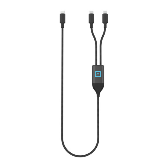 Nabíjecí kabel Terra 100W Dual USB-C z RCS
