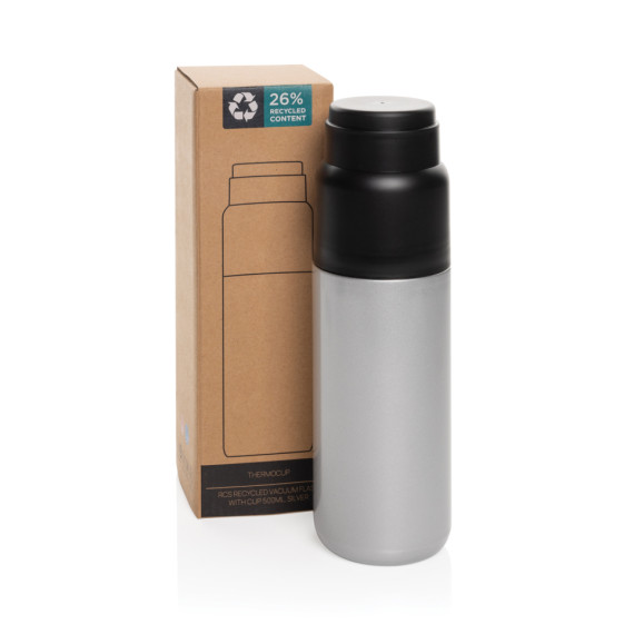 Thermocup RCS recykl. termoska s vakuovou izolací a šálkem