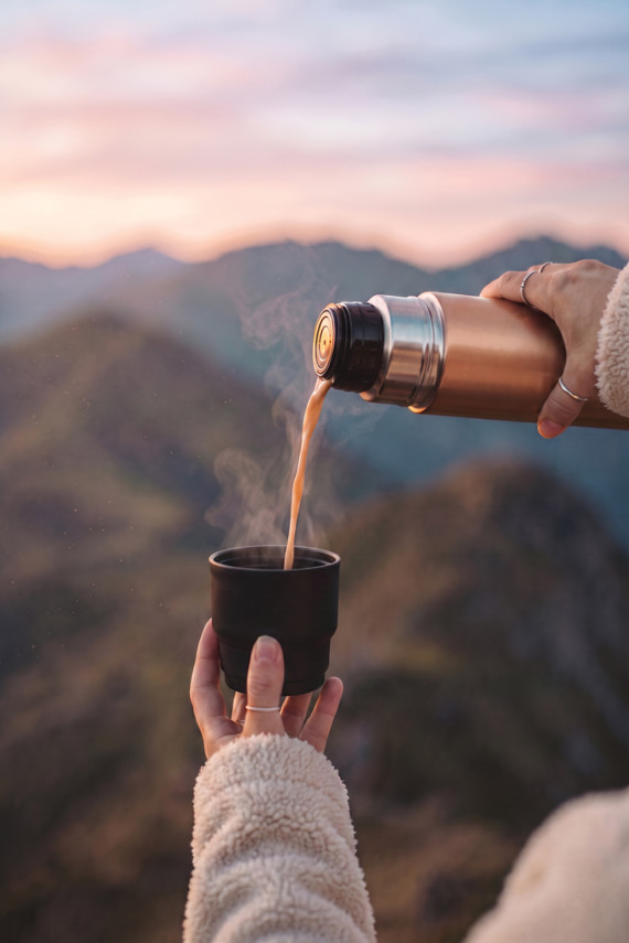 Thermocup RCS recykl. termoska s vakuovou izolací a šálkem