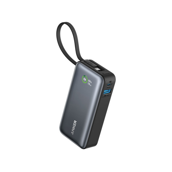 Powerbanka Anker Nano 30 W, s integrovaným kabelem USB-C
