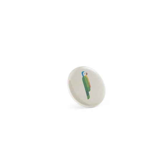 Button P'IN 1. Button P'IN 1. Button se spínacím špendlíkem