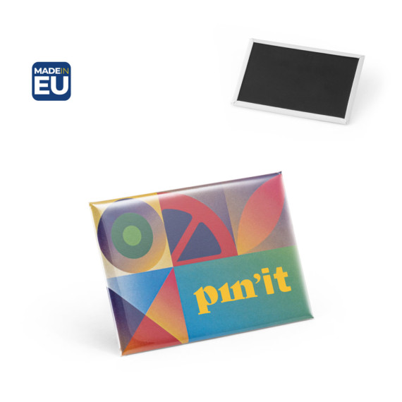 Button P'IN 15. Button P'IN 15. Magnetický obdélníkový button