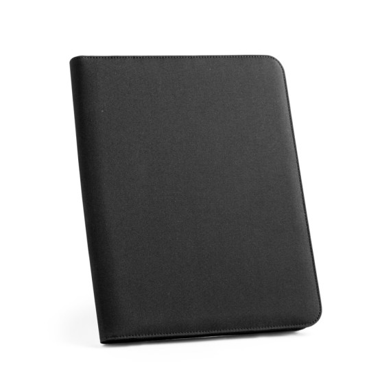 EMERGE FOLDER II. Složka A4 z materiálu recyklovaného polyesteru (100% rPET) 300D se zipem